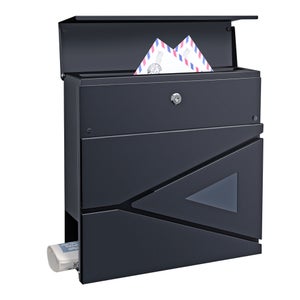 10 Buste Postali Imbottite Nere 9x12" (230x305mm) – Autosigillanti, 100% Riciclabili