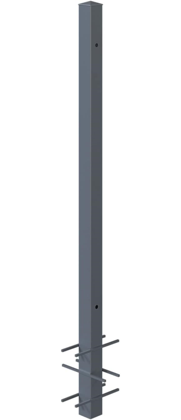 4x Ancoraggio Di Supporto Per Palo H 600MM Ancoraggio Di Supporto Per Recinzione Base Per Palo Per Pergola 91592265