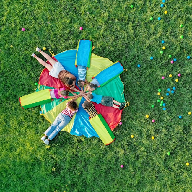 Giochi Di Carnevale All'Aperto Eocolz - Set Di 4: Sacchi Per Patate, Cucchiaio Da Corsa, Gara A 3 Zampe E Gioco Della Coda Per Festa Di Compleanno E Famiglia