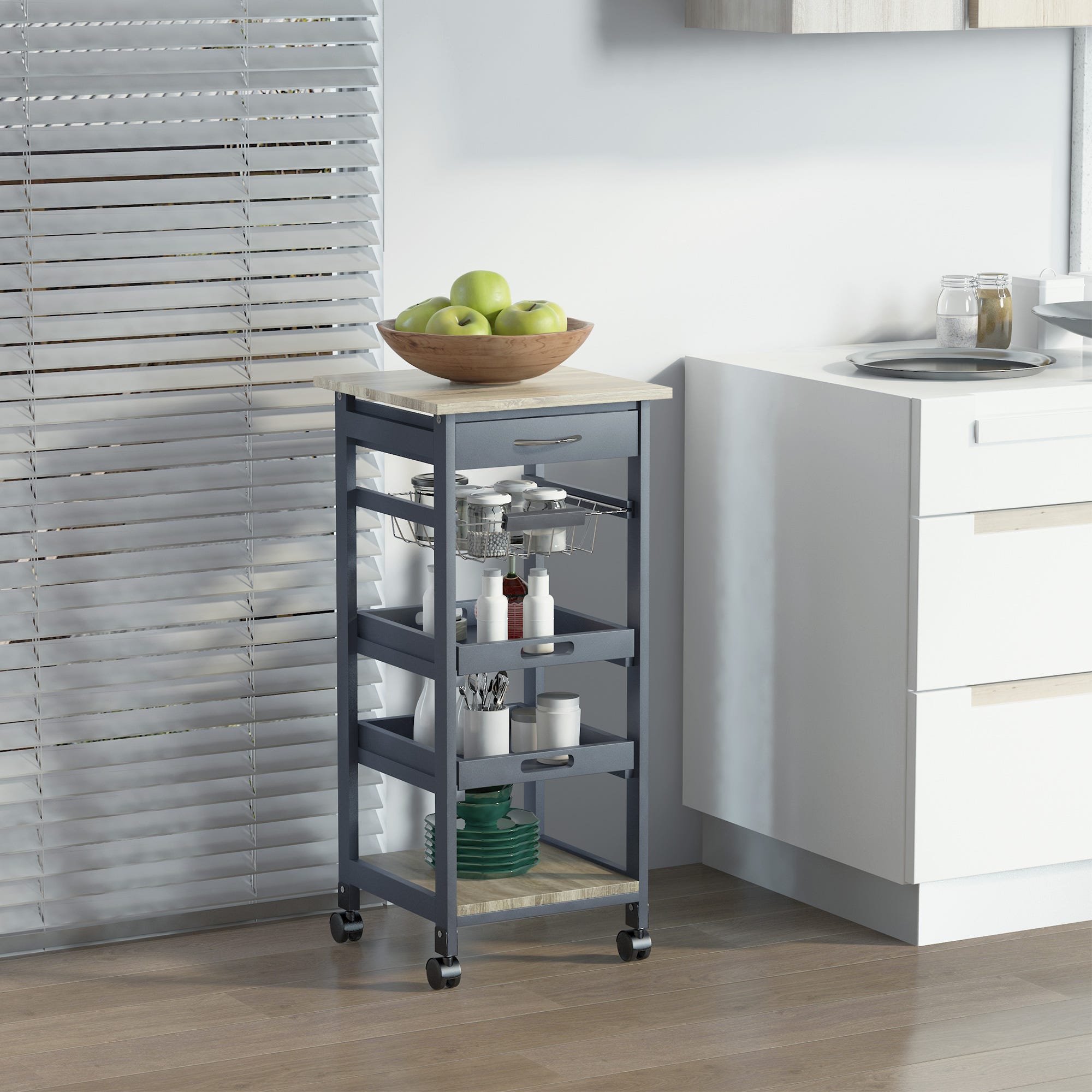 Royal Catering RCSW 3.1G Chariot De Service Roulant en INOX Desserte Débarrassage Vaisselle Cuisine Restaurant Cantine Restauration (300 kg Max., 3 Plateaux de 89,5 x 49,5 cm, espacés 280 mm Royal Catering RCSW 3.1G Chariot De Service Roulant en INOX Desserte Débarrassage Vaisselle Cuisine Restaurant Cantine Restauration (300 kg Max., 3 Plateaux de 89,5 x 49,5 cm, espacés 280 mm