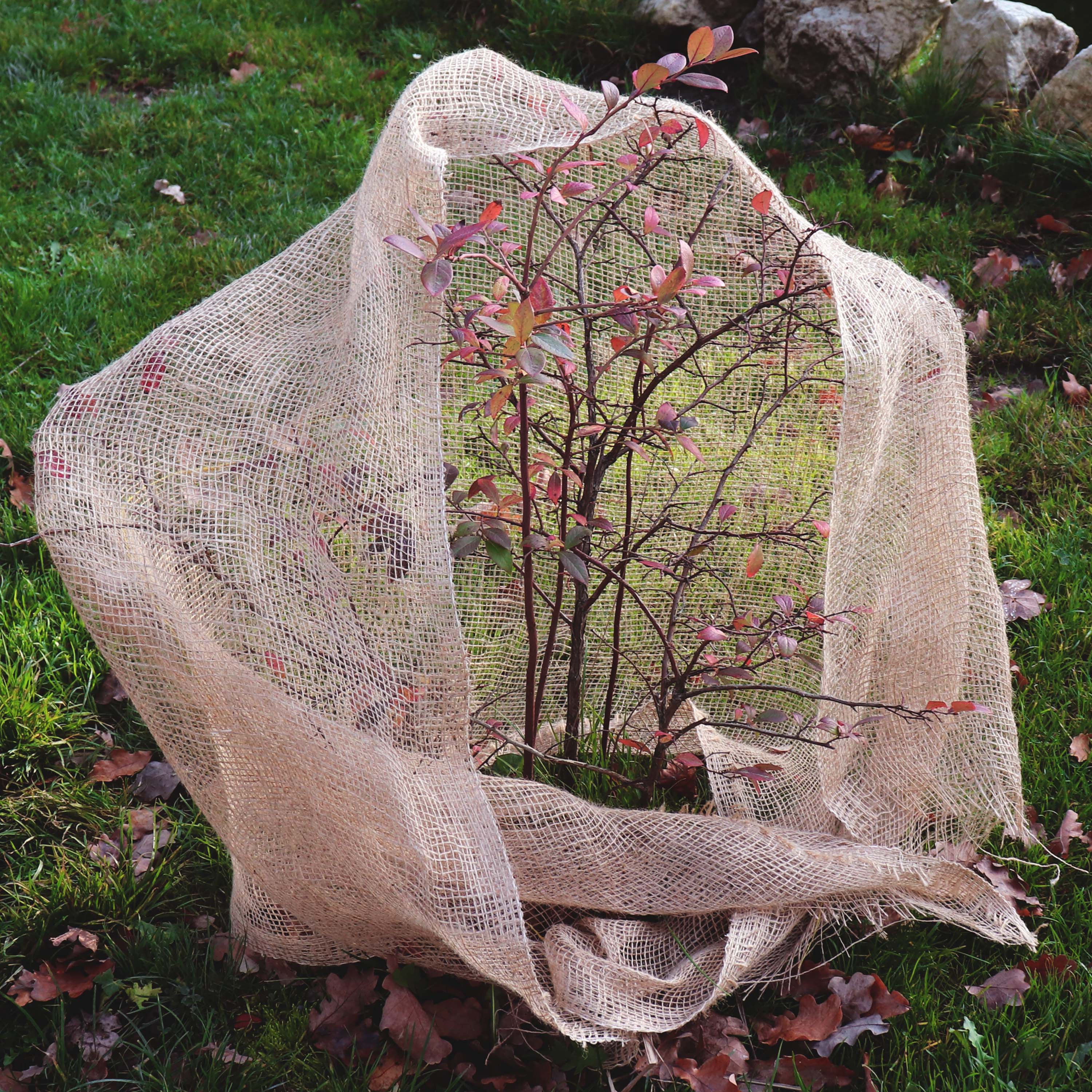 5m x 1m tissu de jute 105g/m² tapis de jute jute de jardin tissu de jute toile de jute ruban de jute - 6