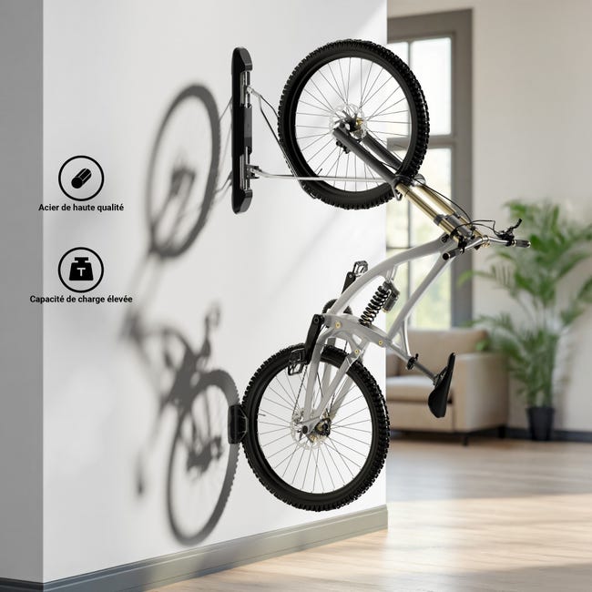 Cuelga Bicis Para Guardar Bicicletas En Poco Espacio Wiltec
