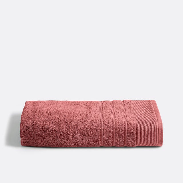 Maxi-drap de bain 600 g/m², Zavara - Rose thé - 100 x 150 cm