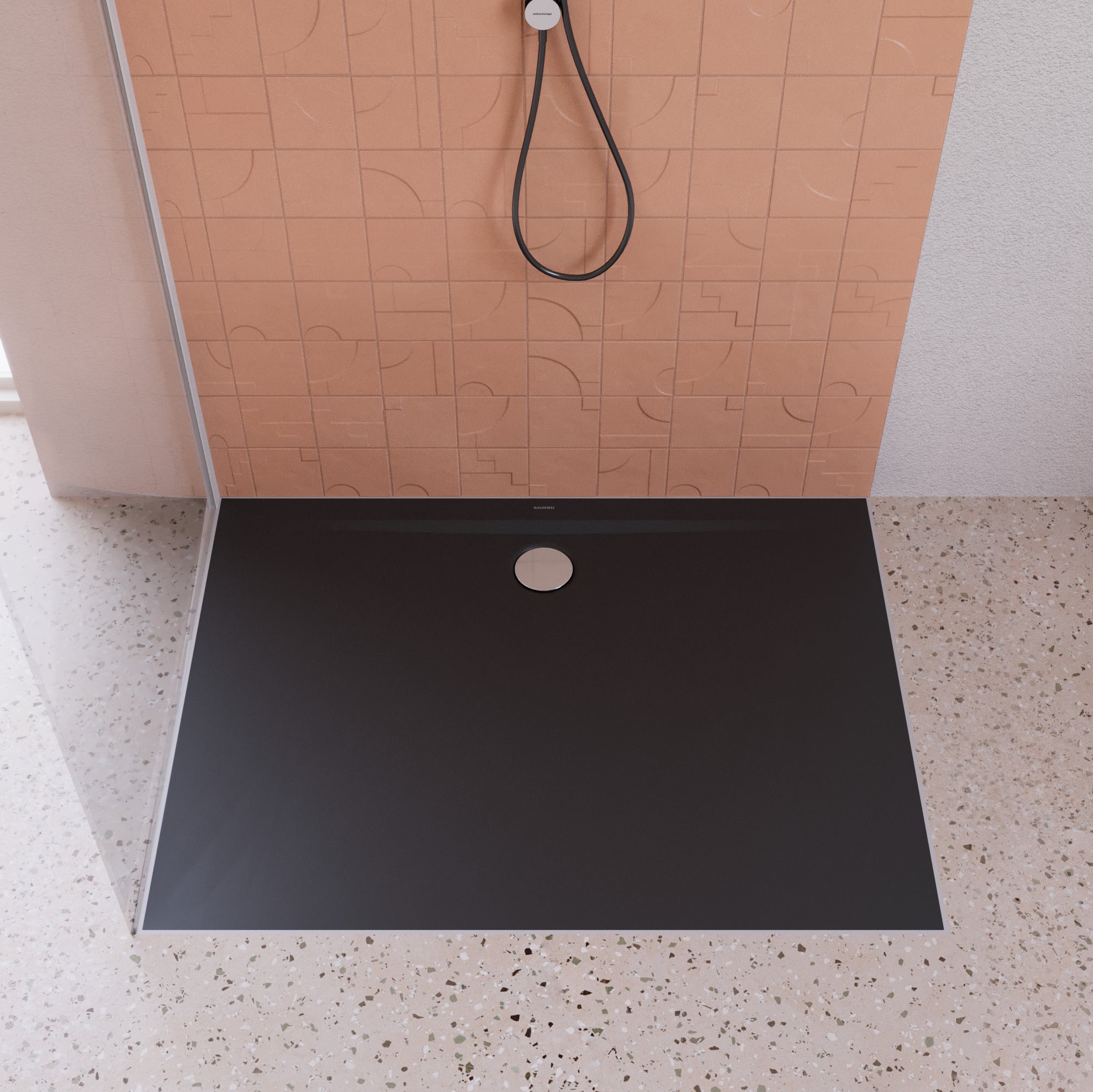 KALDEWEI SUPERPLAN ZERO 1568-5, Receveurs de douche avec support de receveur extra-plat, 130x90cm, 356847980667, Farbe: Cool Grey 90 - 2