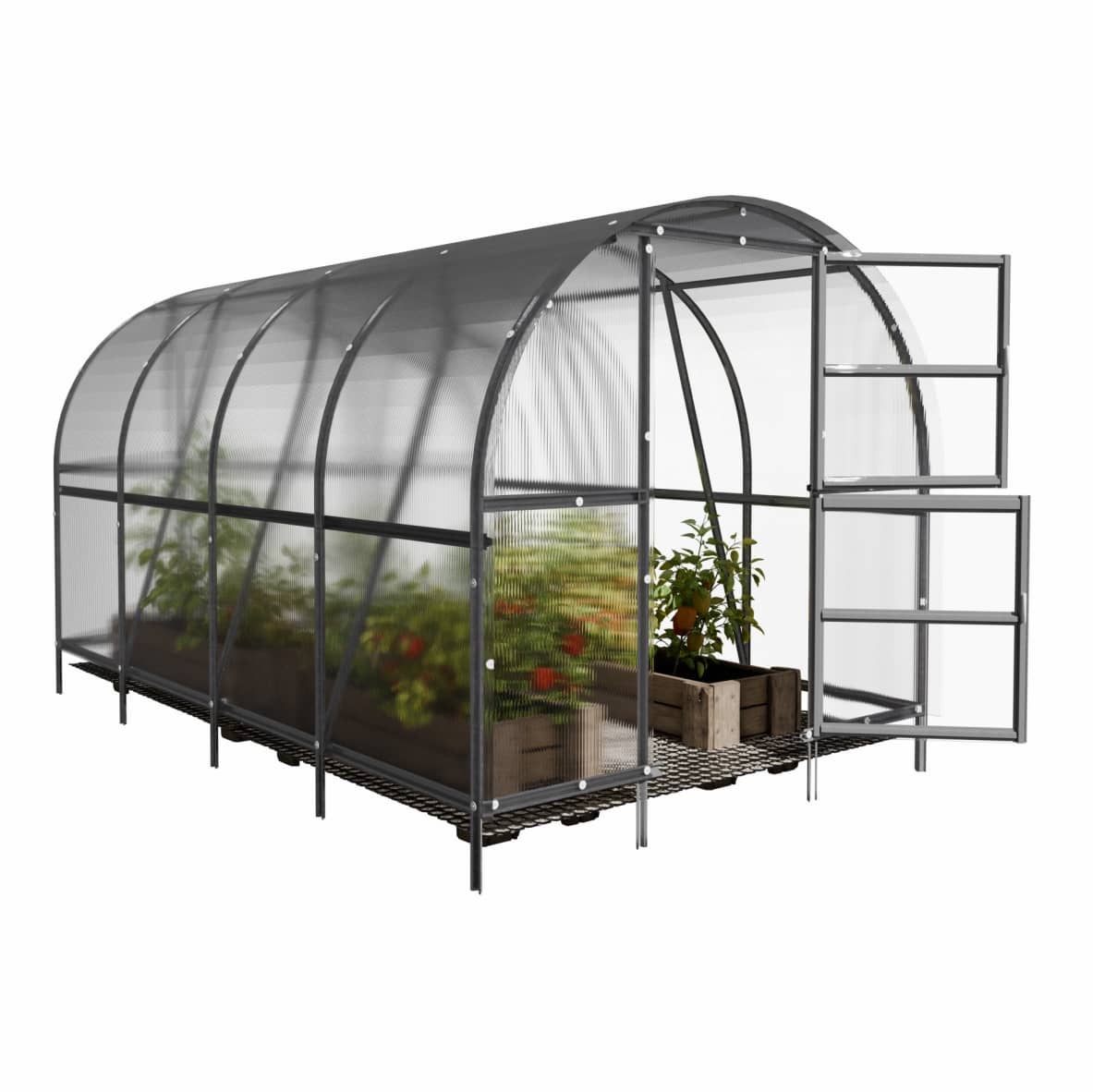 Serre de jardin KLASIKA BALTIC LT 3 x 4 m (12 m²), 4 mm avec revêtement en polycarbonate - 4
