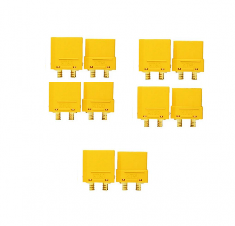 LINSYRC 10 paia di Cavo Connettore Maschio Femmina JST 2 pin con Filo in Silicone 10CM 22AWG