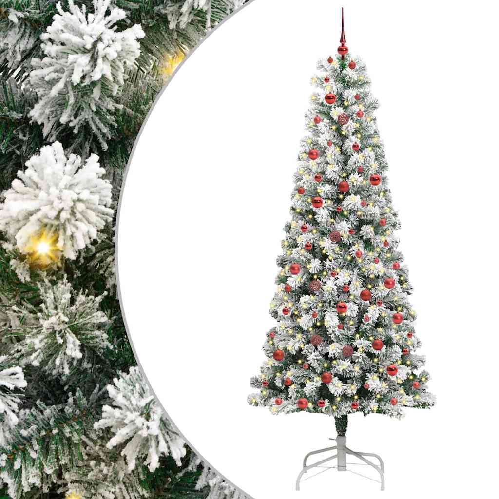 Sztuczna choinka z zawiasami Ze LED Lights 240 cm PVC