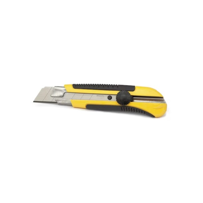 Cutter lame rétractable STANLEY - lame 25 mm | Leroy Merlin