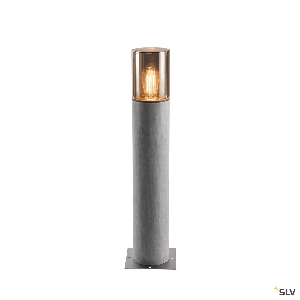 Baliza de pie para exterior SLV LISENNE 70 POLE 1000666 Gris Marron ...