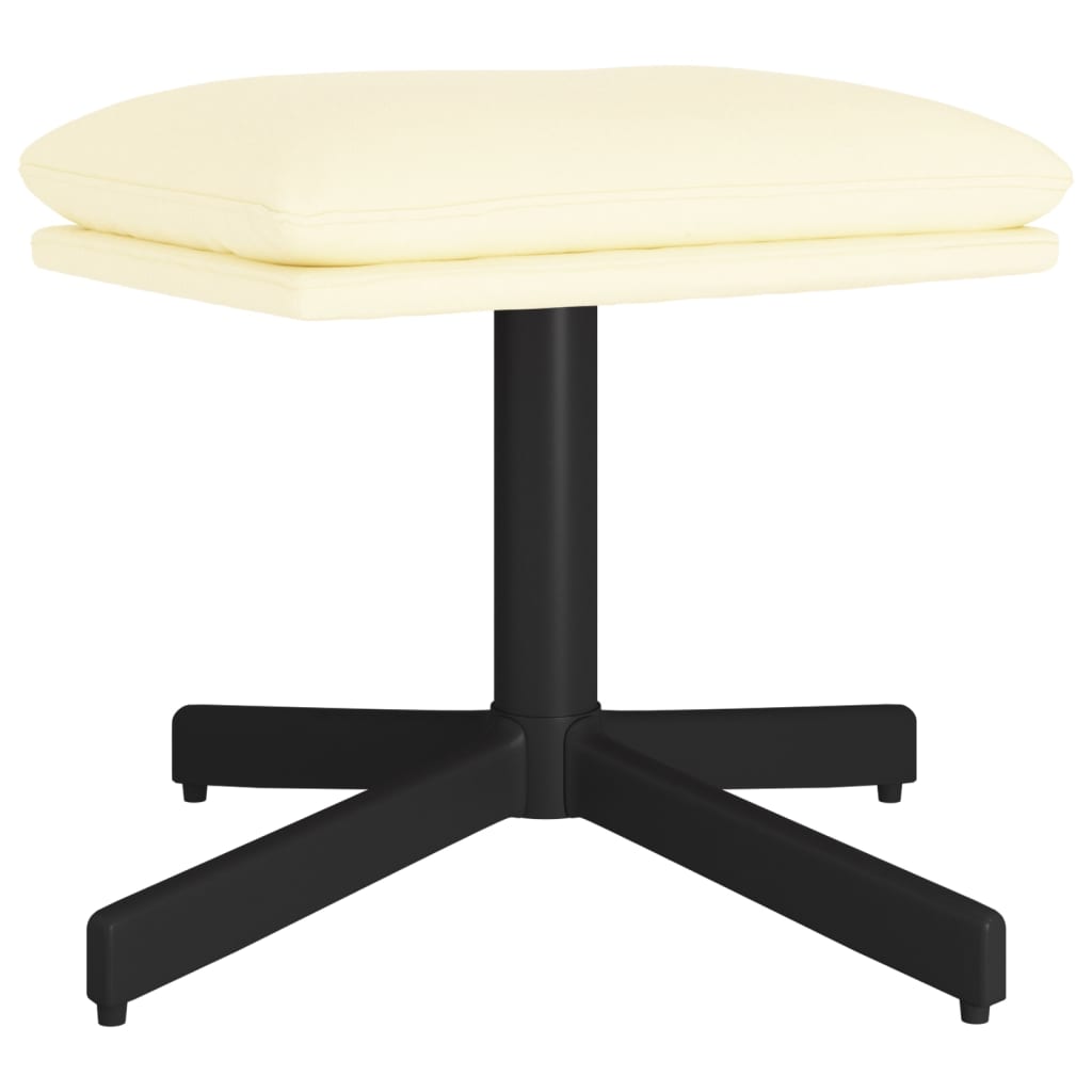 Repose-pied,Tabouret de pied,Pouf Crème 60x60x36 cm Similicuir CFW5007 ...