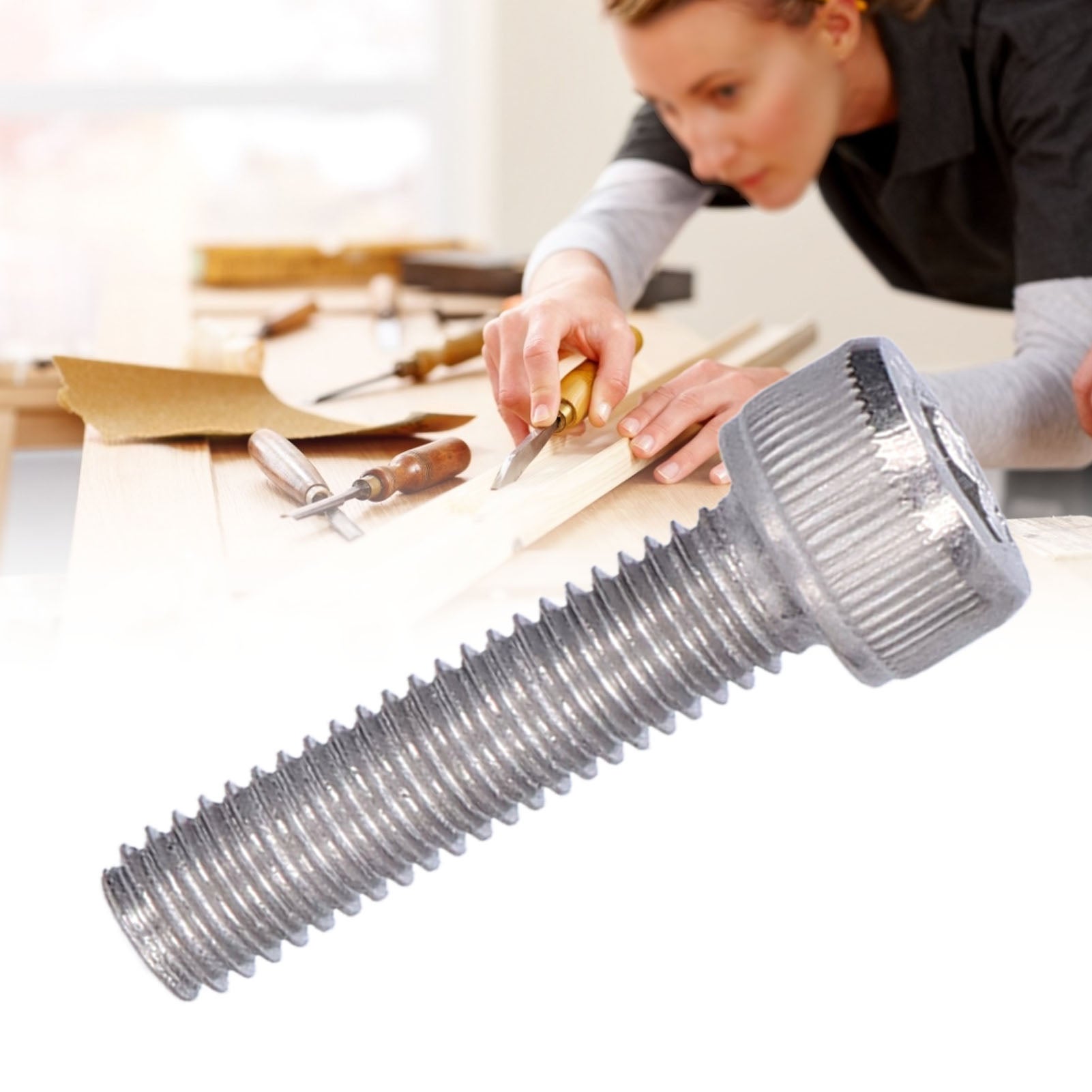 Ensemble de 30 vis à tête cylindrique m5 en acier inoxydable a2-70 - 4