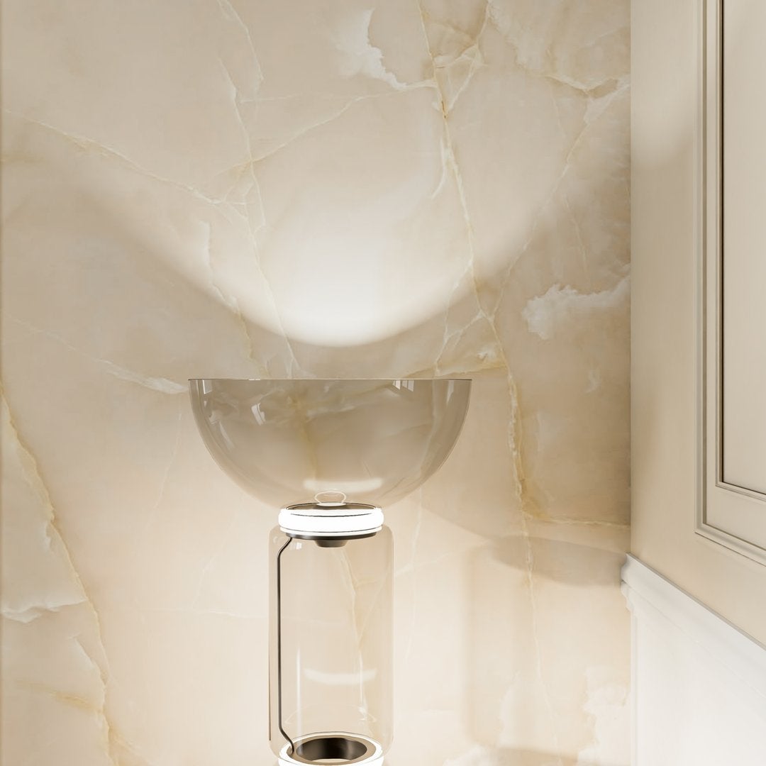 Charme Beige - Marmo Onice Lucido 6 mm - Piastrelle 60x120x0,6 cm 6 mm - MAO 5001 60x120 GLOSSY 6 mm - 2