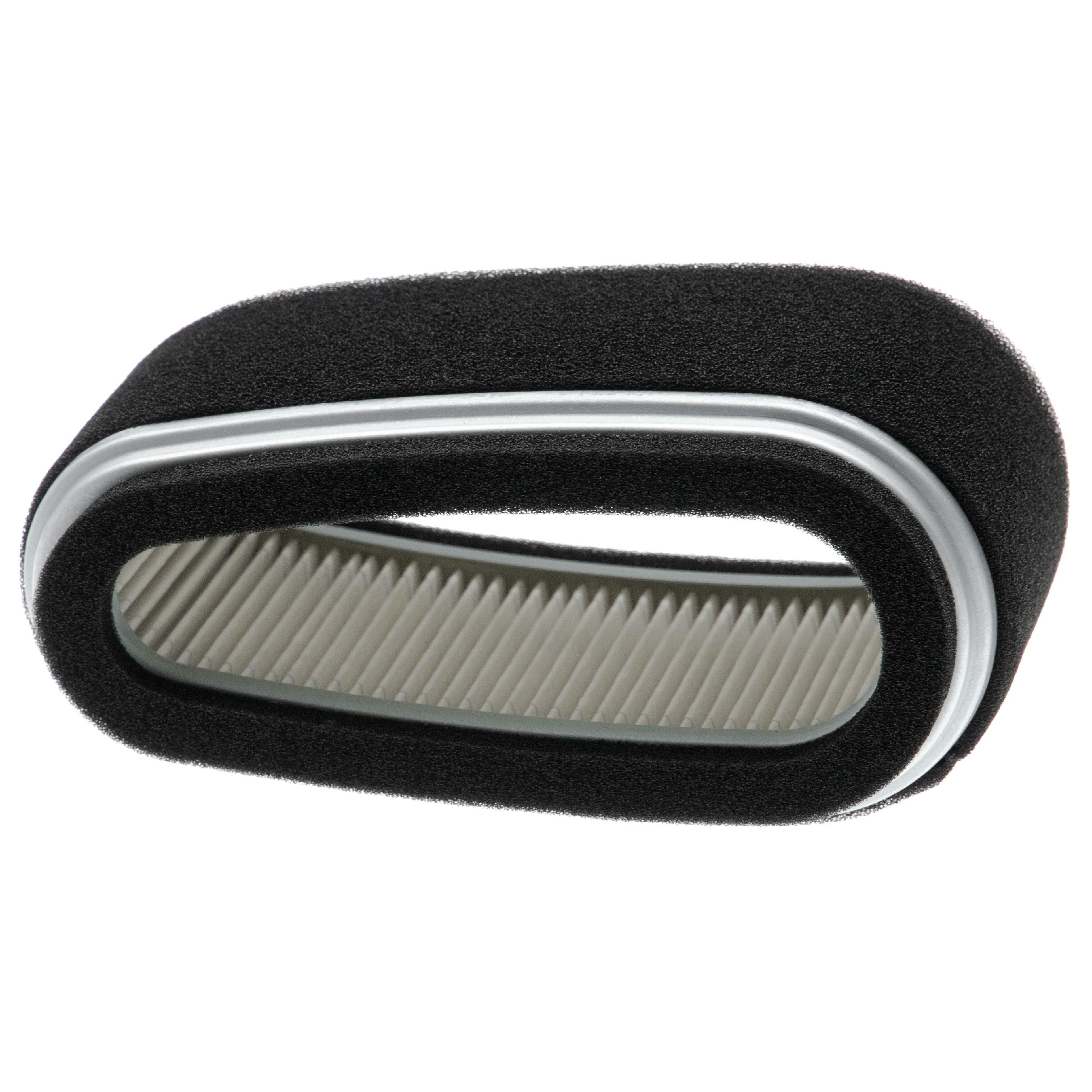 vhbw Lot de filtres compatible avec John Deere GX70, GX75, 130 moteur de tondeuse à gazon - 2x filtres (filtre à air en papier, filtre en mousse) - 2