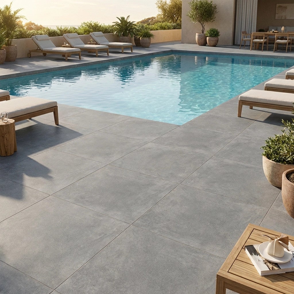 Dalle extérieur sur plots Link 2.0 gris R11 60x60 cm - Réflex Boutique - 4