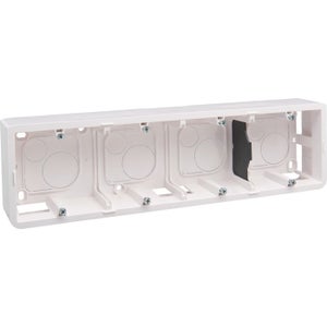 Cadre Saillie Legrand Mosaic Profondeur 46mm - Pour 2 Modules 6 Points, Neuf, Fabrication Française