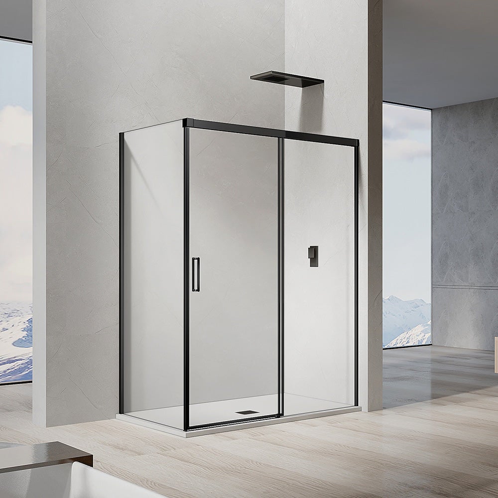 Balmani Modular Douche à L'italienne Avec Paroi Latérale Fixe: 100 X 200 Cm Extra Clear Avec Coating Profil Brushed Rosegold 206321 206315 203949 202200 Balmani Modular Douche à L'italienne Avec Paroi Latérale Fixe: 100 X 200 Cm Extra Clear Avec Coating Profil Brushed Rosegold 206321 206315 203949 202200