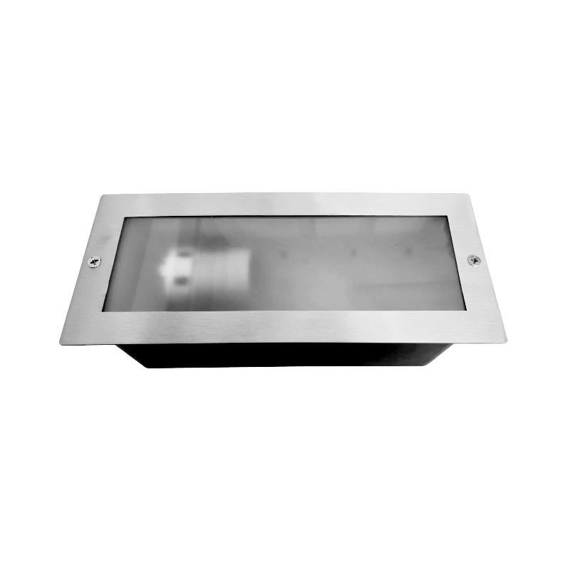 Spot Encastrable Extérieur - E27 - Rectangle - Inox 304 - IP44 | Leroy ...