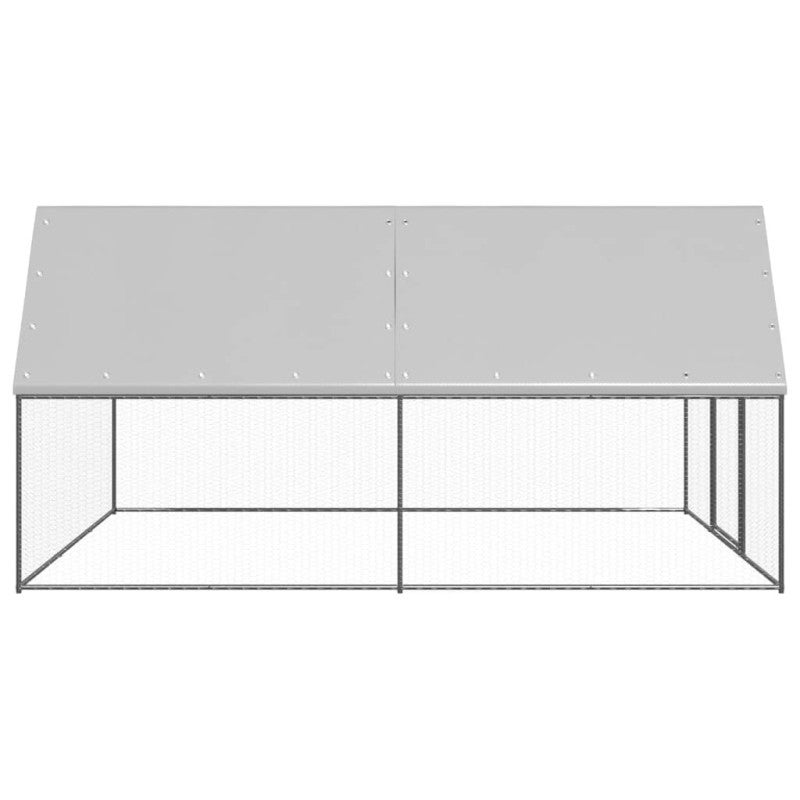 Poulailler d extérieur 3x4x2 m Acier galvanisé - 3