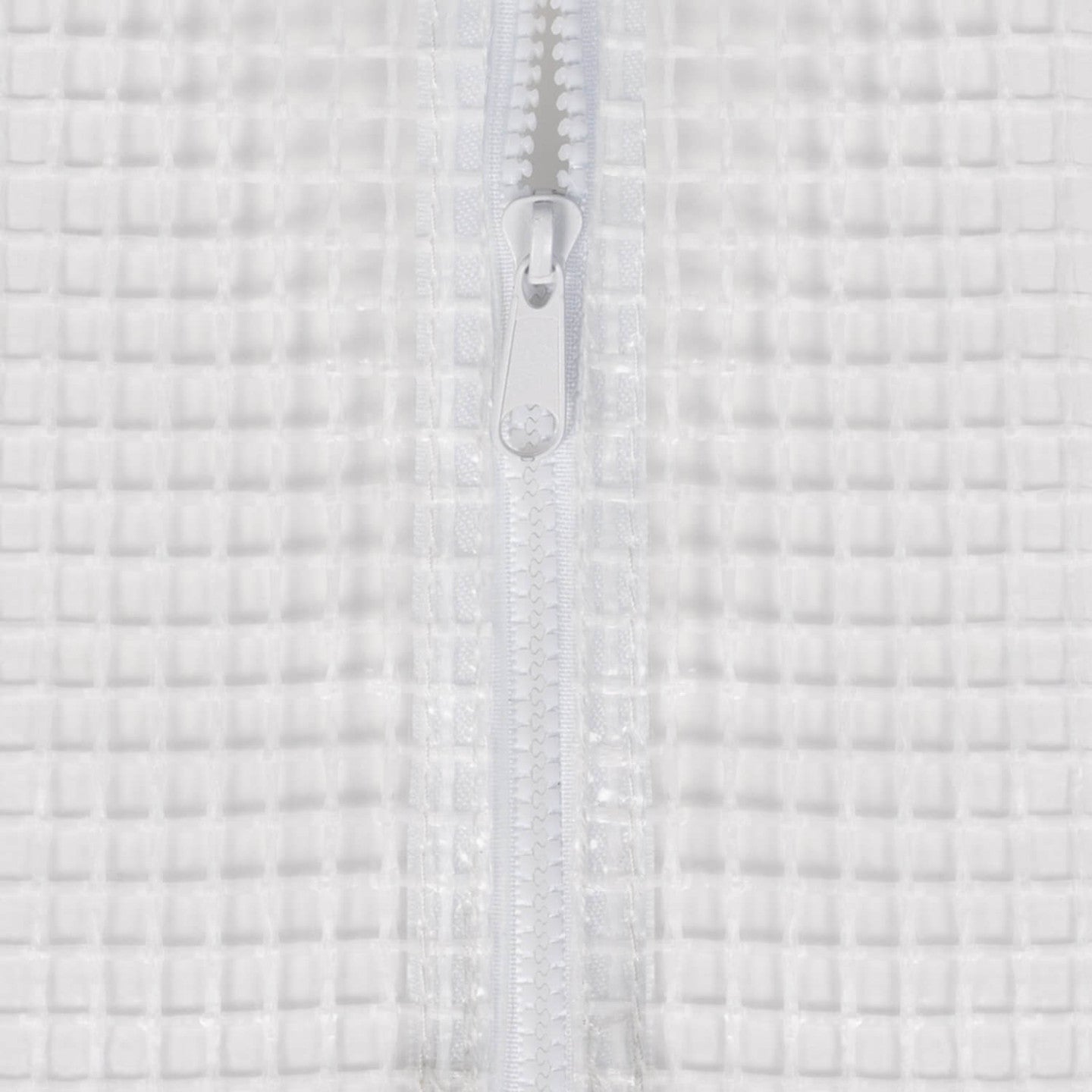 Bâche de rechange pour serre de jardin tunnel 12m² 4 x 3 x 2 m anti-UV avec porte et fenêtres ZEBRA blanche toutes saisons - 5