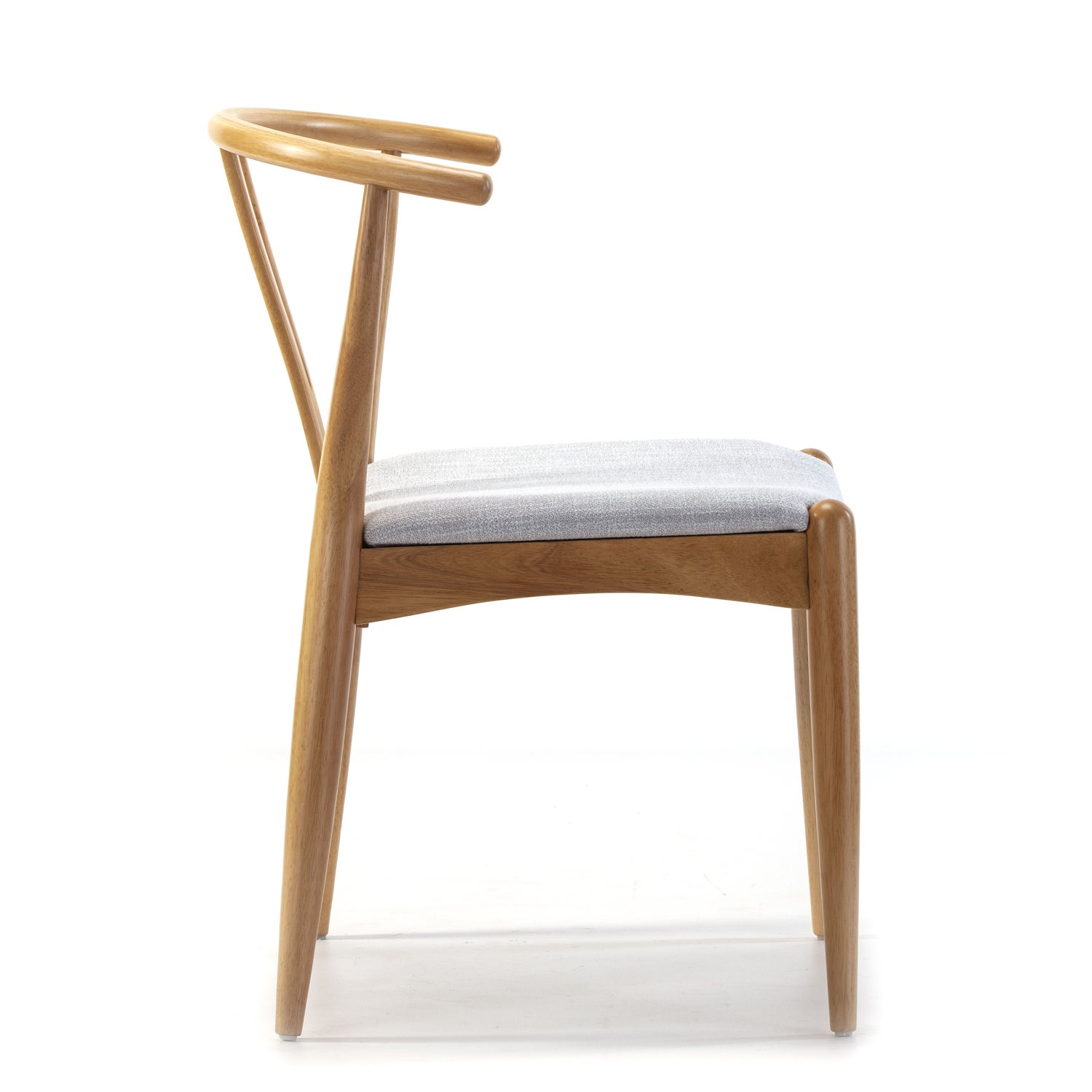 Pack 2 chaises Rustic, Couleur Chêne, Bois Massif, 55 cm x 54,5 cm x 76 cm - 3
