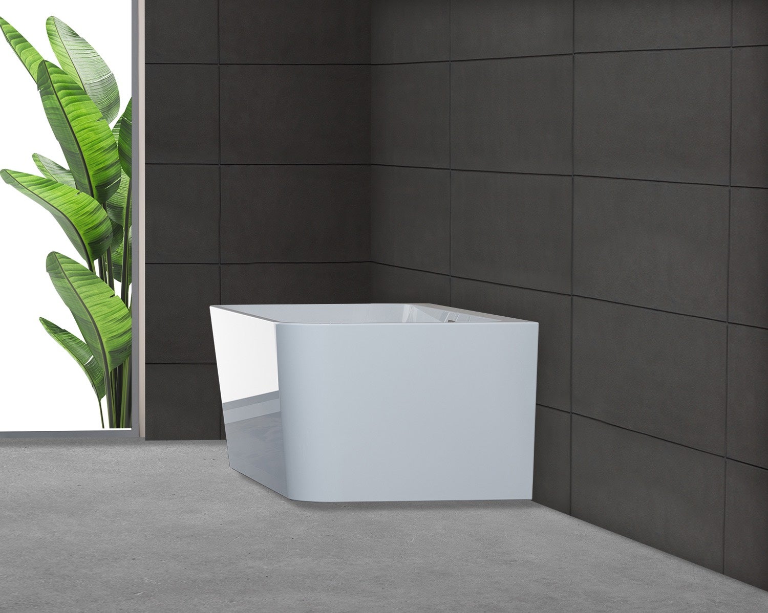 Baignoire Ilot Mint 180 blanche 180 x81 x57 cm, by SPALINA - 9
