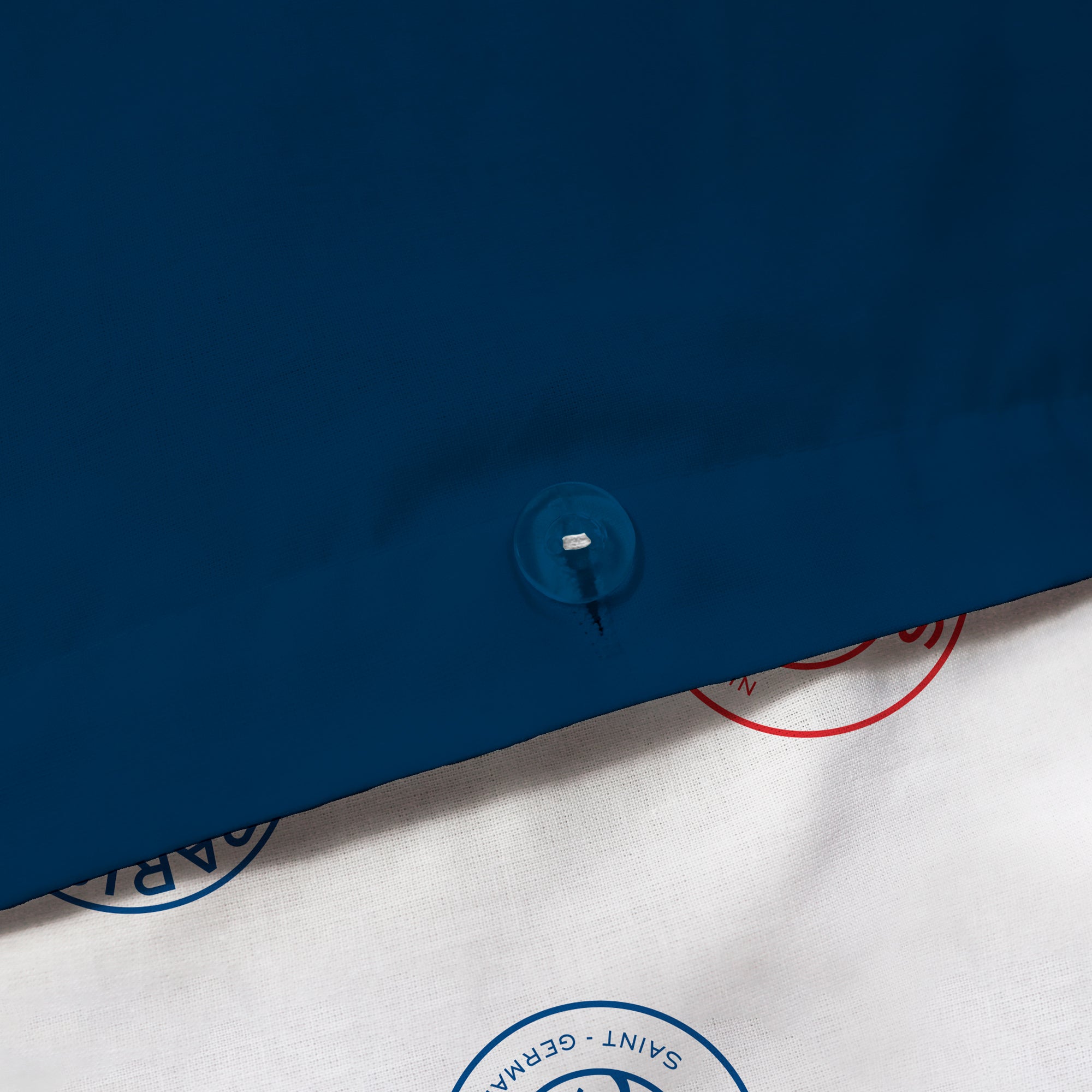 Parure de lit imprimée 100% coton, PSG MINIMALISTE - 5