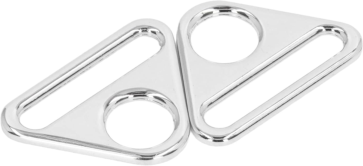 10 Pcs 38mm Ajusteur Triangle avec Barre Clip Pivotant Boucle Anneau ...