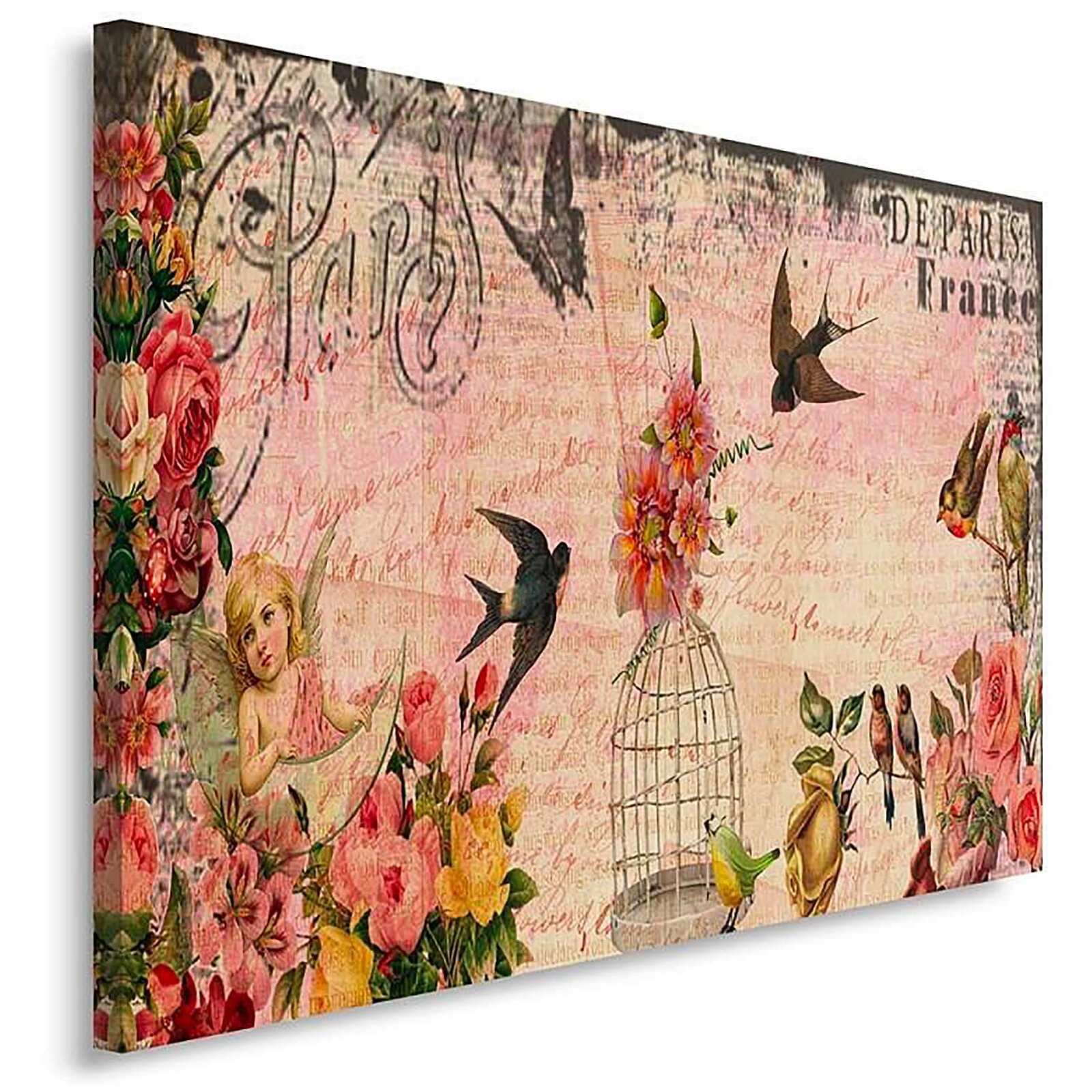 Tableau carte paris - 100 x 70 cm - 2