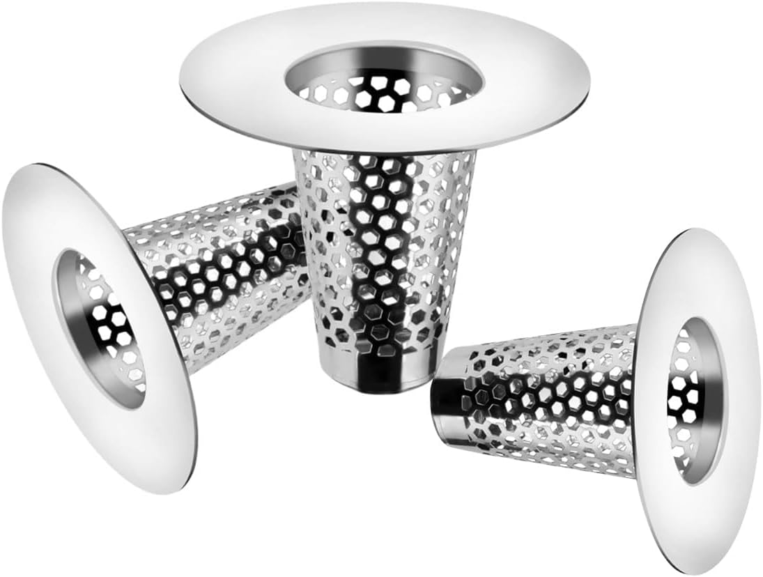 2 Filtri Scarico In Acciaio Inox - Per Lavandini Bagno E Cucina, Antiotruzione E Antinsetti - Foto 12