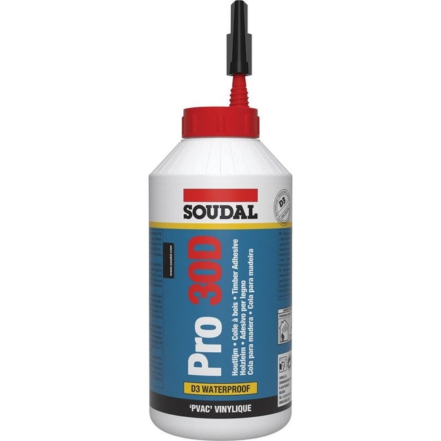 Soudal - PRO 30D colle bois résistante à l'eau D3 - 750g - 108769