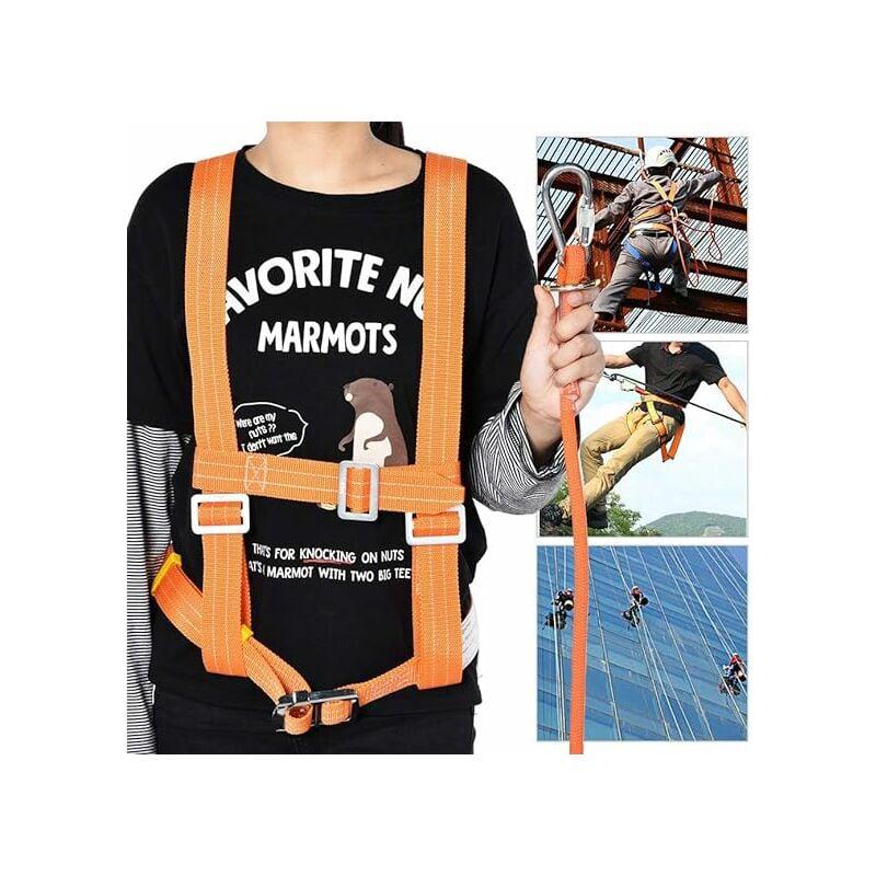 Kits de Harnais de Sécurité, Harnais Antichute de Sécurité, Harnais Réglable en Hauteur à 6 Stypes pour Ceinture, Ceinture de Sécurité, Corde de Sauve - 2