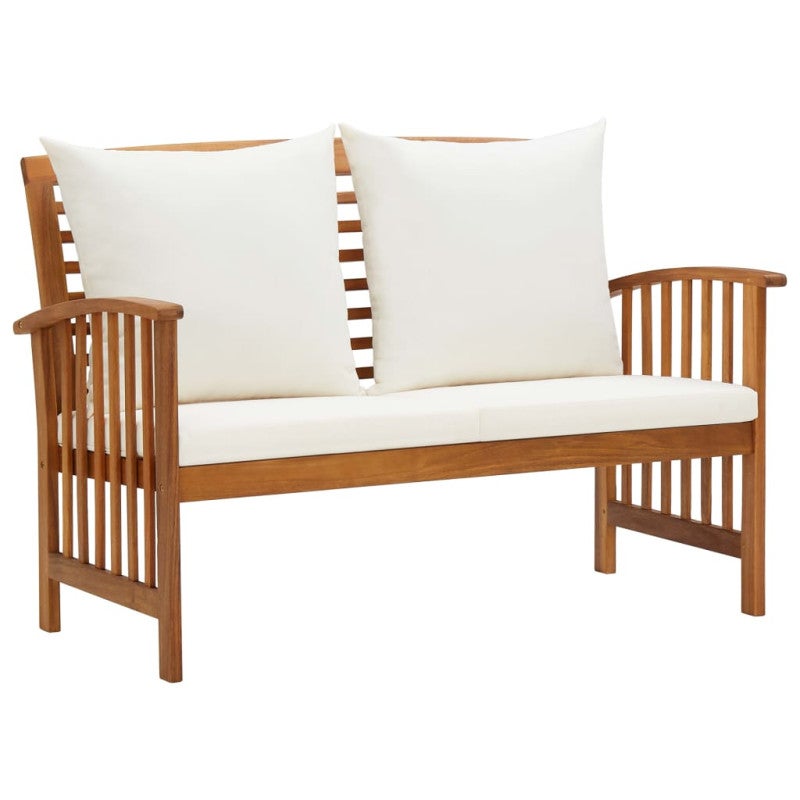 Salon bas de jardin en Bois Blanc 4 personnes - 3