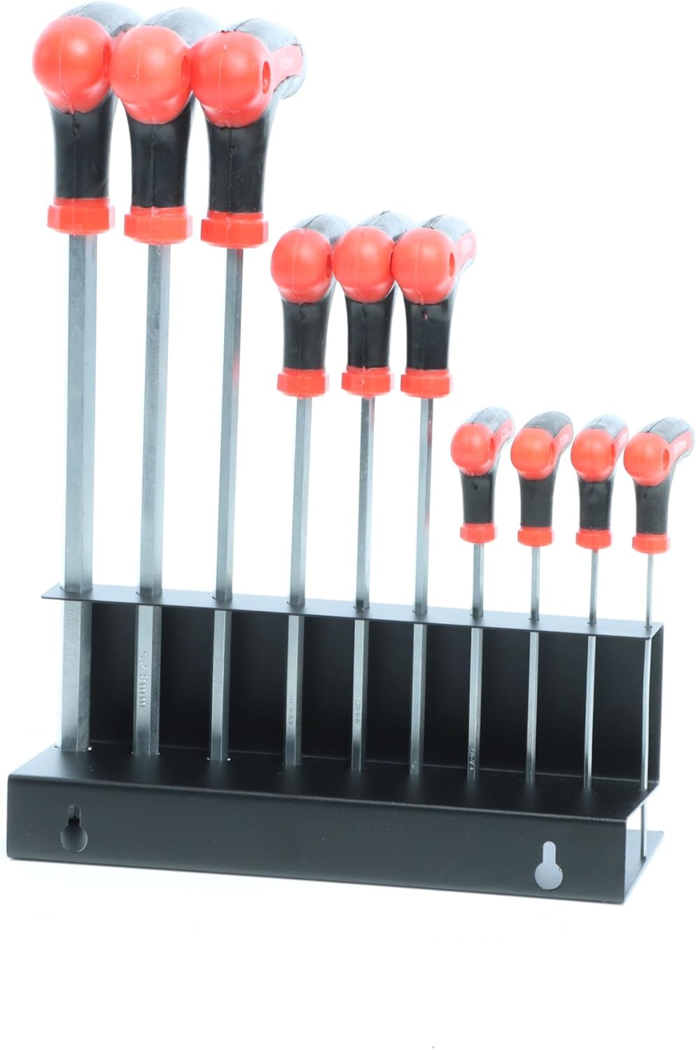 Jeu de Clés hexagonales Mâle avec Support Clé Allen à Six pans Poignées en forme de T Kit 11 pièces - 2