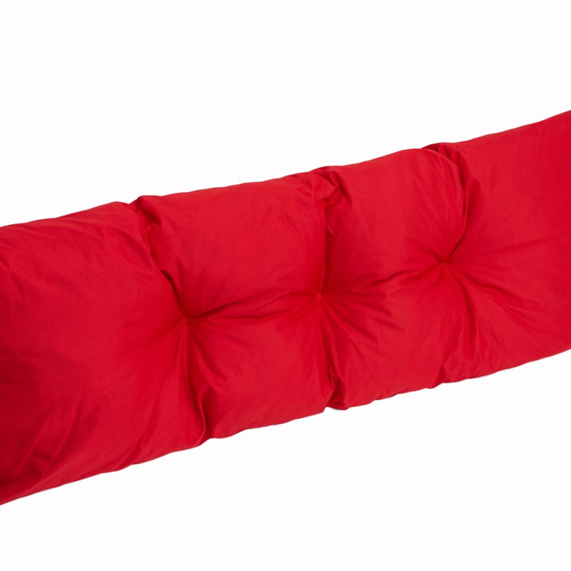 Poduszka ogrodowa na paletę 120x40cm poduszka na meble ogrodowe czerwona, poduszka na balkon taras, poducha ogrodowa na meble z palet