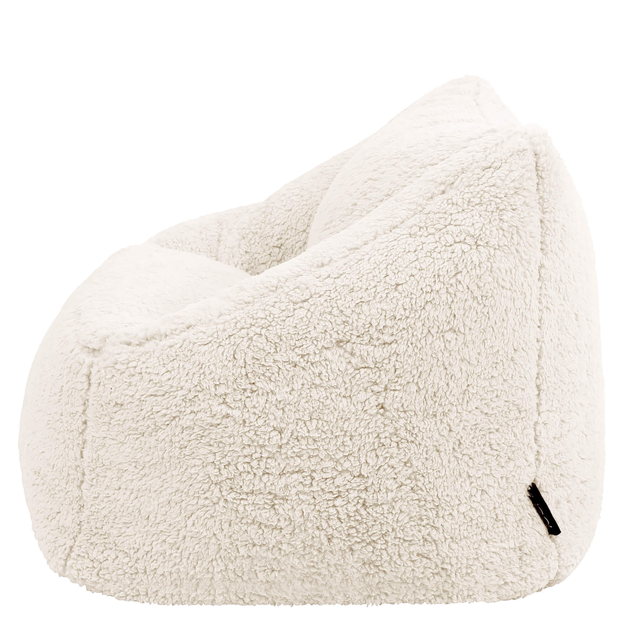 Lot de 2 poufs fauteuils enfant Icon polaire beige, chambre, salon, 55x55cm Oeko-Tex® - 5