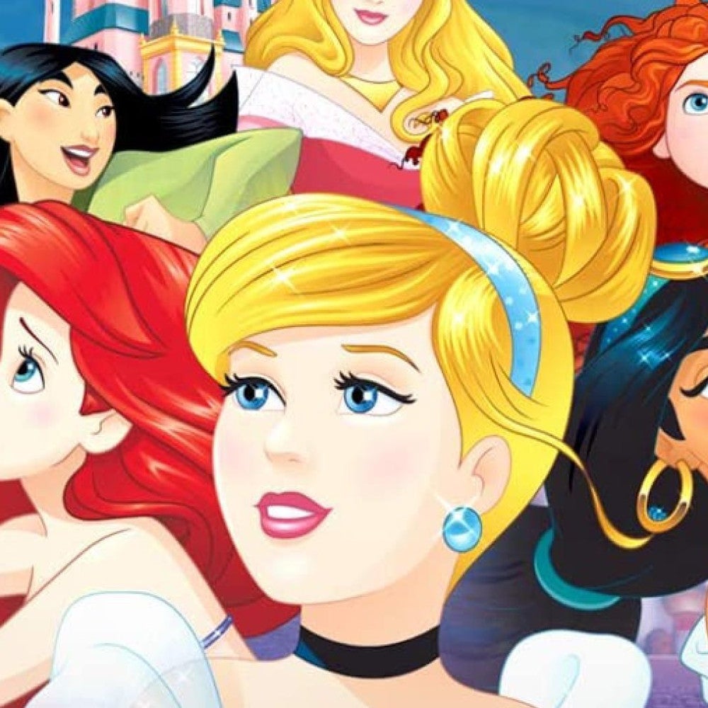Coussin Château et Princesses 2 faces Disney 40x40 cm - 3