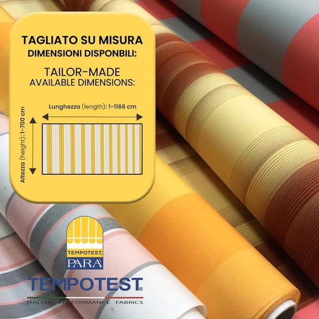 Tessuto di Ricambio Tempotest Parà Telo per Tenda da Sole