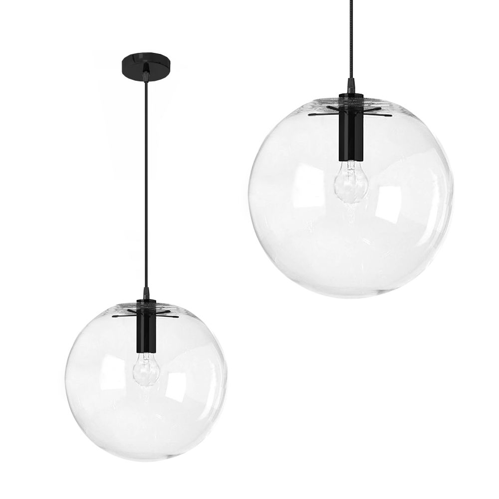 Lampa Sufitowa Wisząca Toolight App308-1Cp Lassi Czarny 30Cm