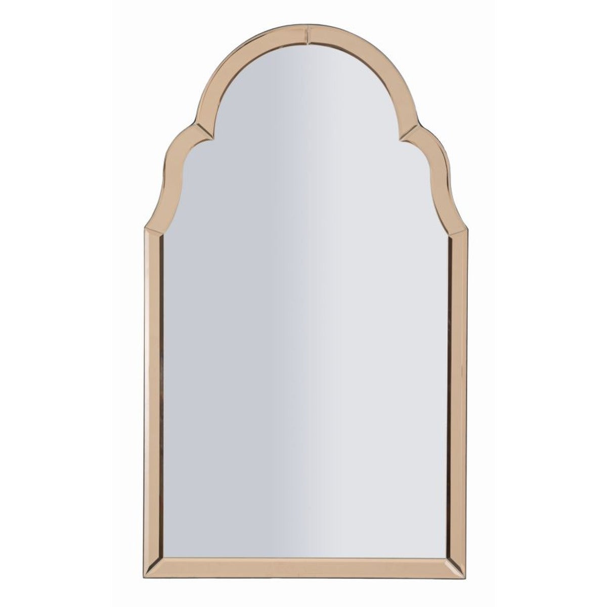 Lustro w Ramie Klasyk 7, MDF, Różowy, Seven Design