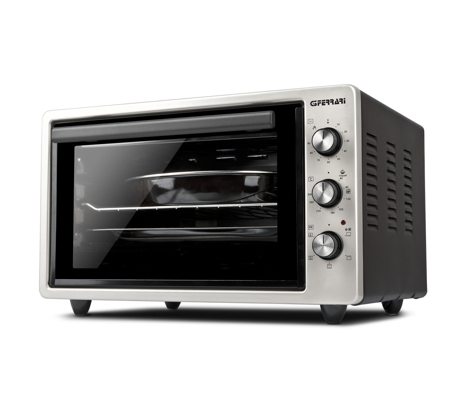 G3 Ferrari Horno Eléctrico G10153 Independiente Ventilado 45 L 1400 W Acero Inoxidable Negro Acero Inoxidable, Leroy Merlin