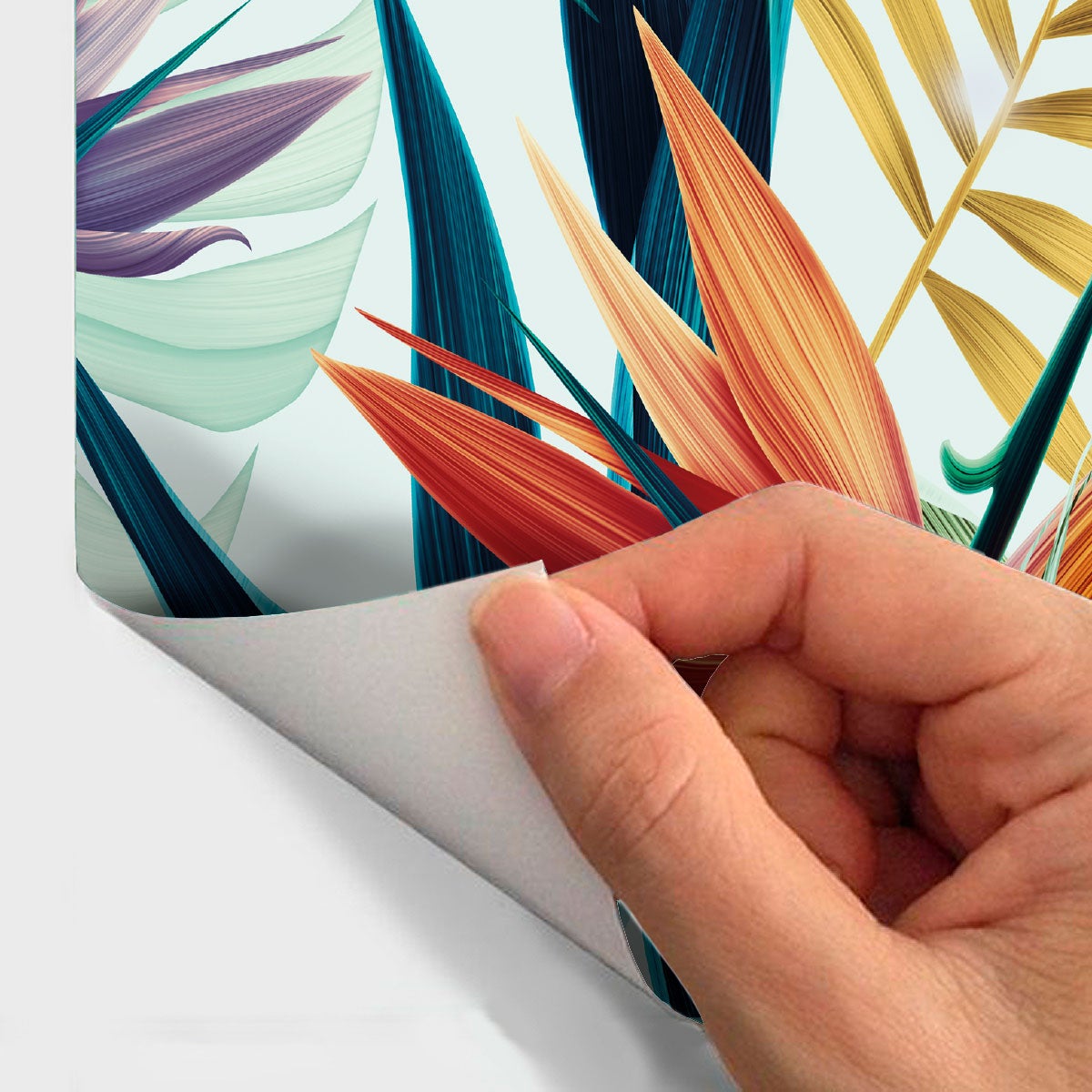 Adesivo carta da parati tropicale San Pedro - Sticker adesivo - adesivi murali - 50x50cm - 4