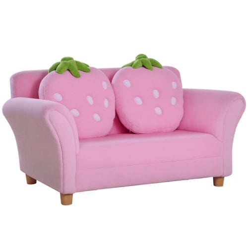 Canapé Enfant 2 en 1 Convertible - Fauteuil Dépliable et Confortable pour Salle de Jeu - Chaises pour Enfants - Lapin - Puériculture & Eveil bébé