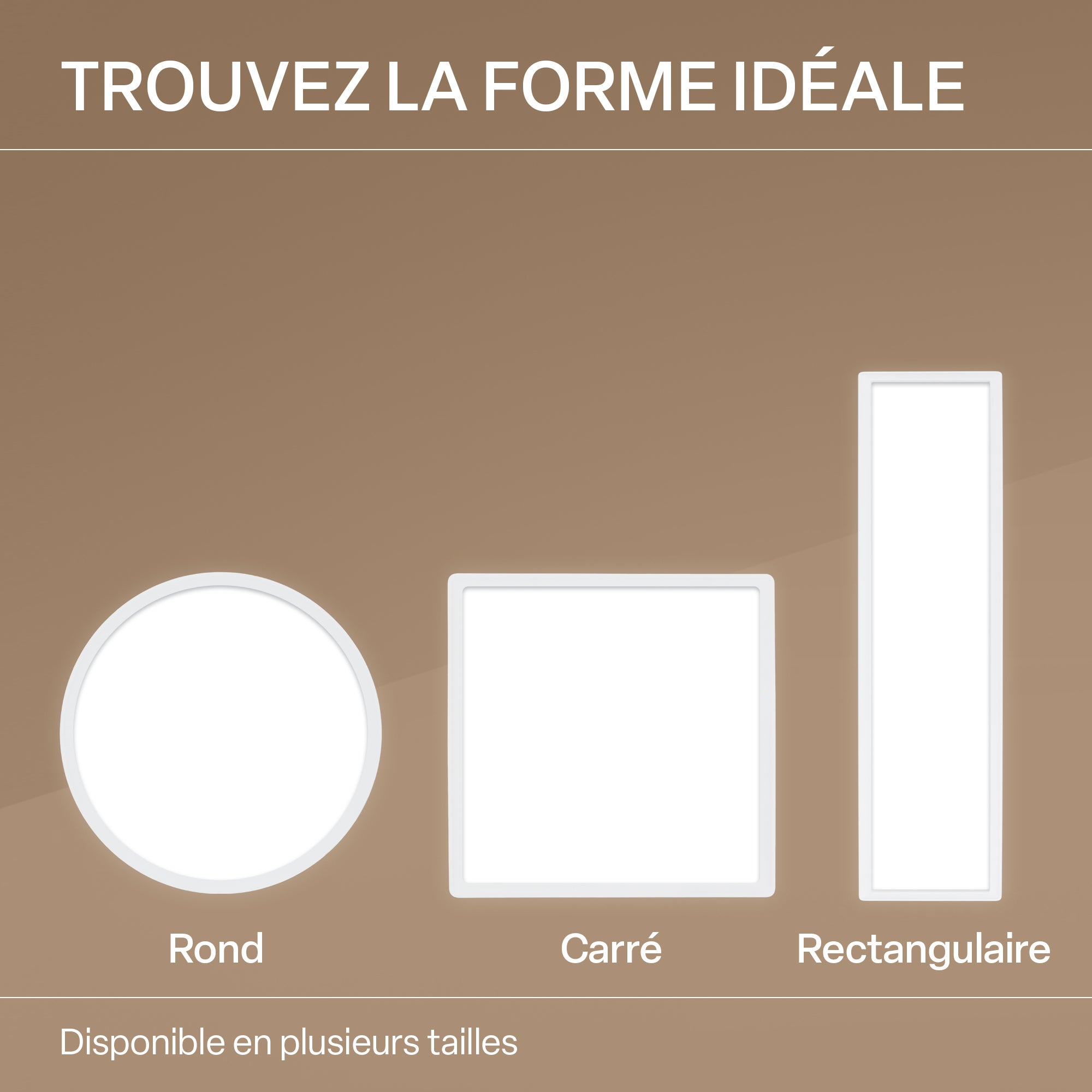 Panneau LED - Plat - Protection IP44 contre les projections d'eau - 58 x 20 cm - Blanc neutre - 22 W 3000 lm - B.K.Licht - 7