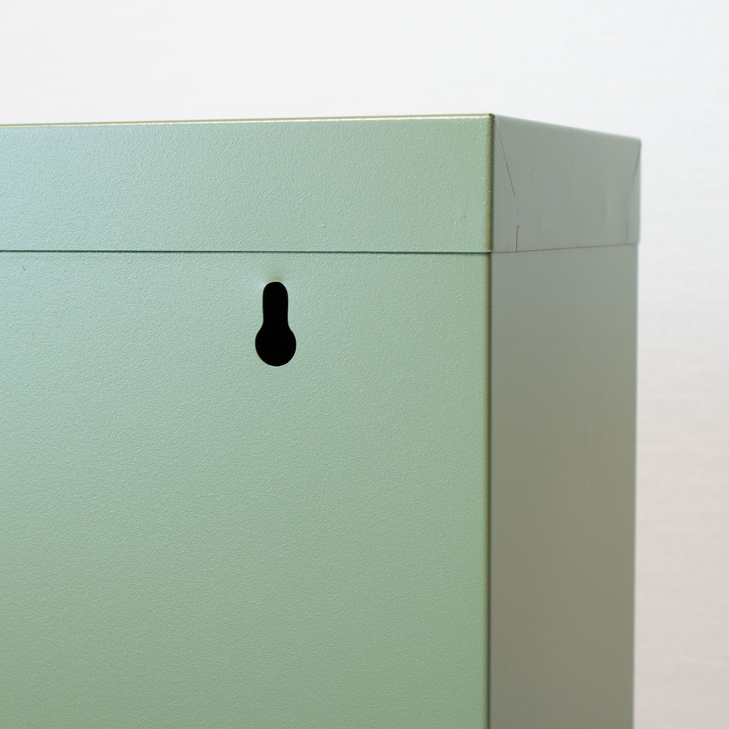 Pisa Armoire à chaussures à 3 rabats/portes en métal, vert. Livré entièrement monté. - 9