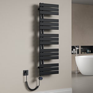 Porte-serviettes électrique mural en acier inoxydable 105W avec