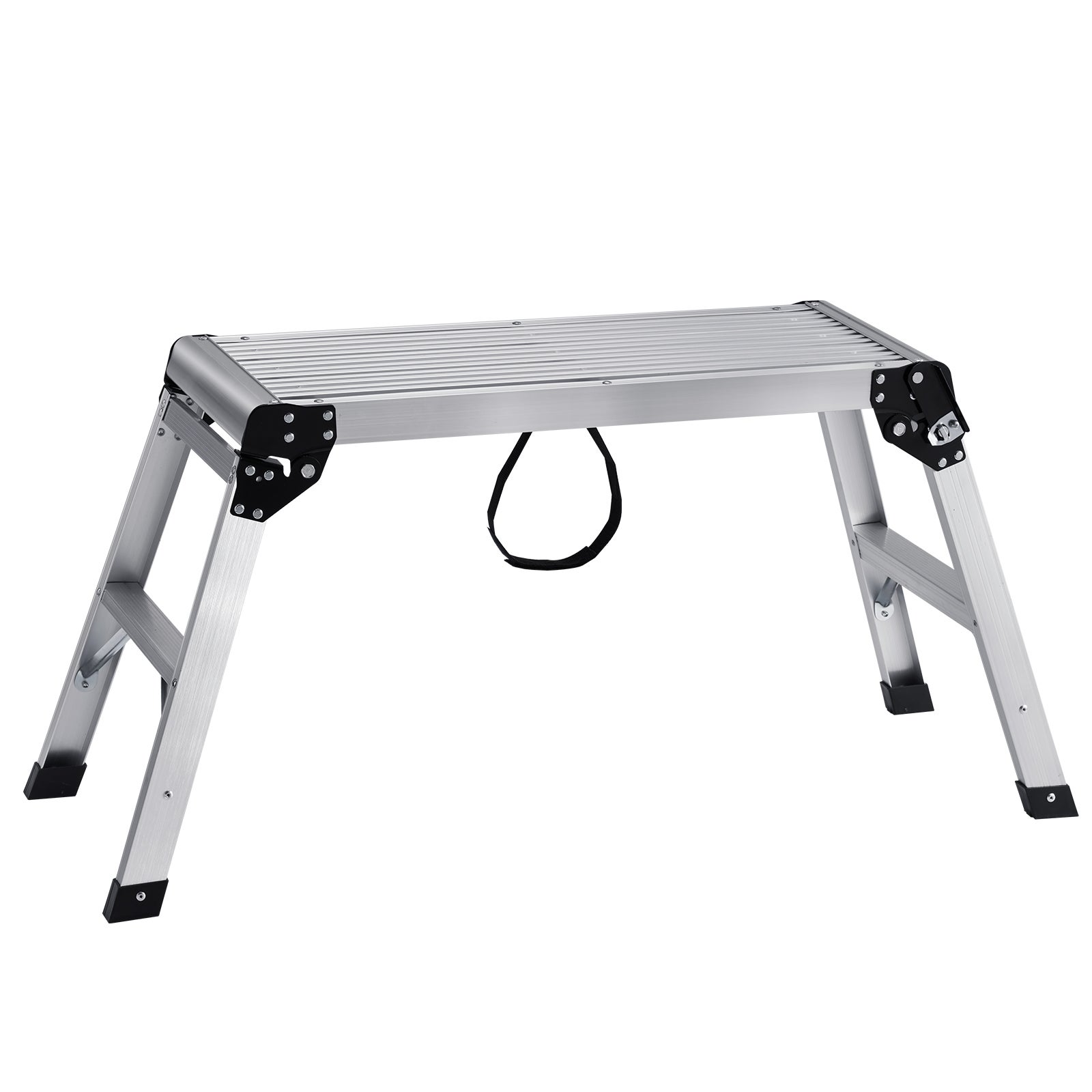 Aluminiowa platforma robocza składany stół warsztatowy 76x30x50.8 cm platforma robocza 150 kg nośność ławka schodowa z blokadami bezpieczeństwa VEVOR