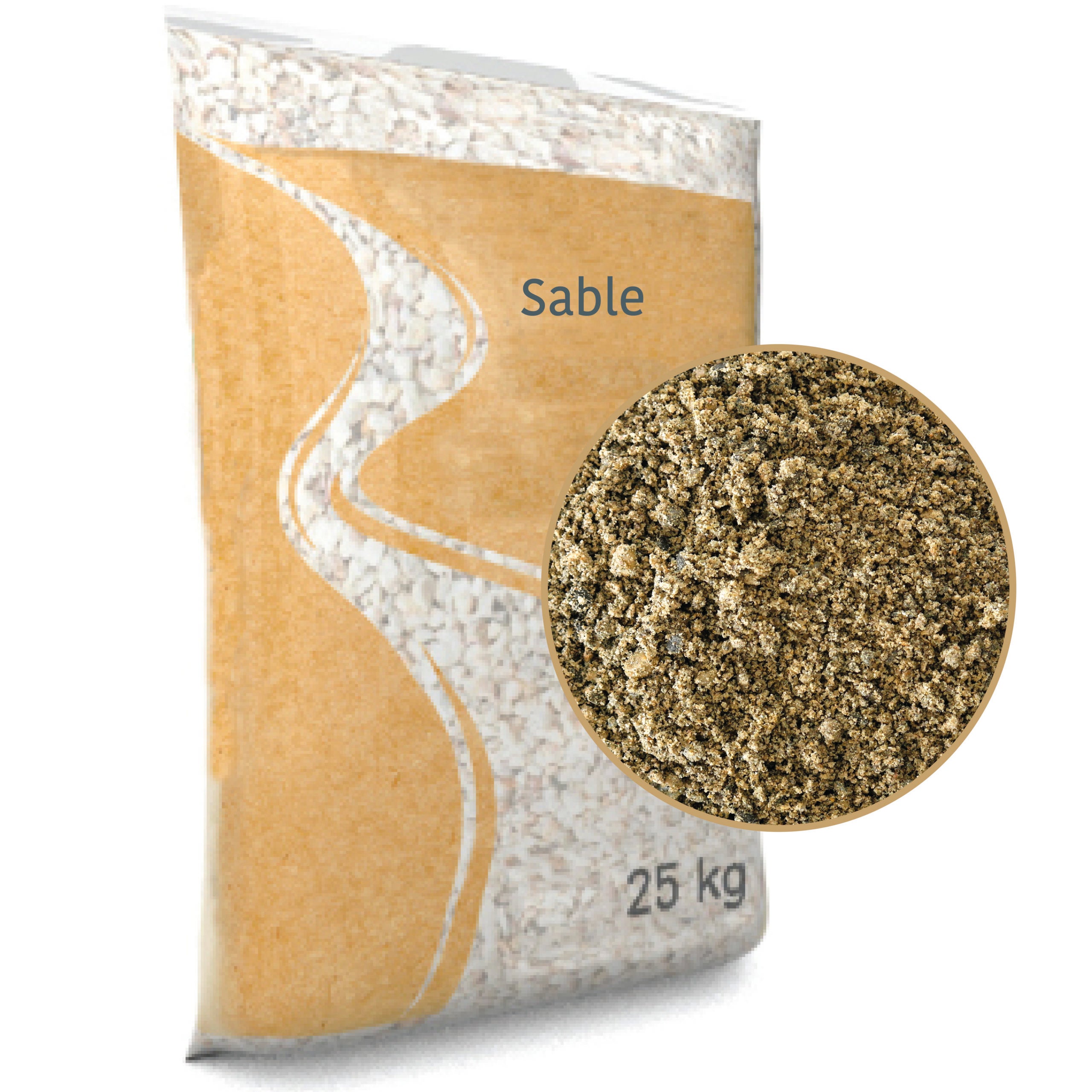 Sable de jardinage 0/4 en sac de 25 KG - 2
