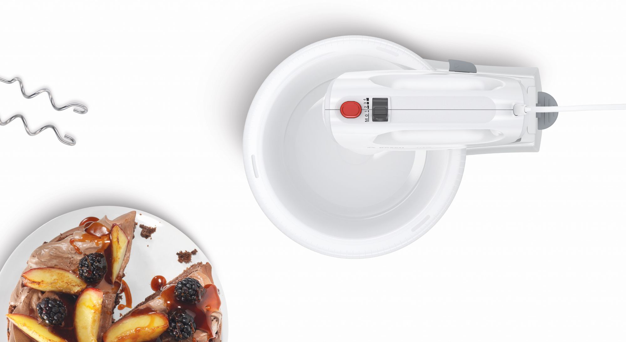 Bosch Mikser Ręczny - MFQ2600W - 375W - Biały - 3