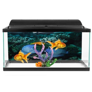 Jadeshay Pesci Finti Tropicali Per Acquario – Set Con Ventosa, Effetto Luminescente, In Silicone, Colore Rosso