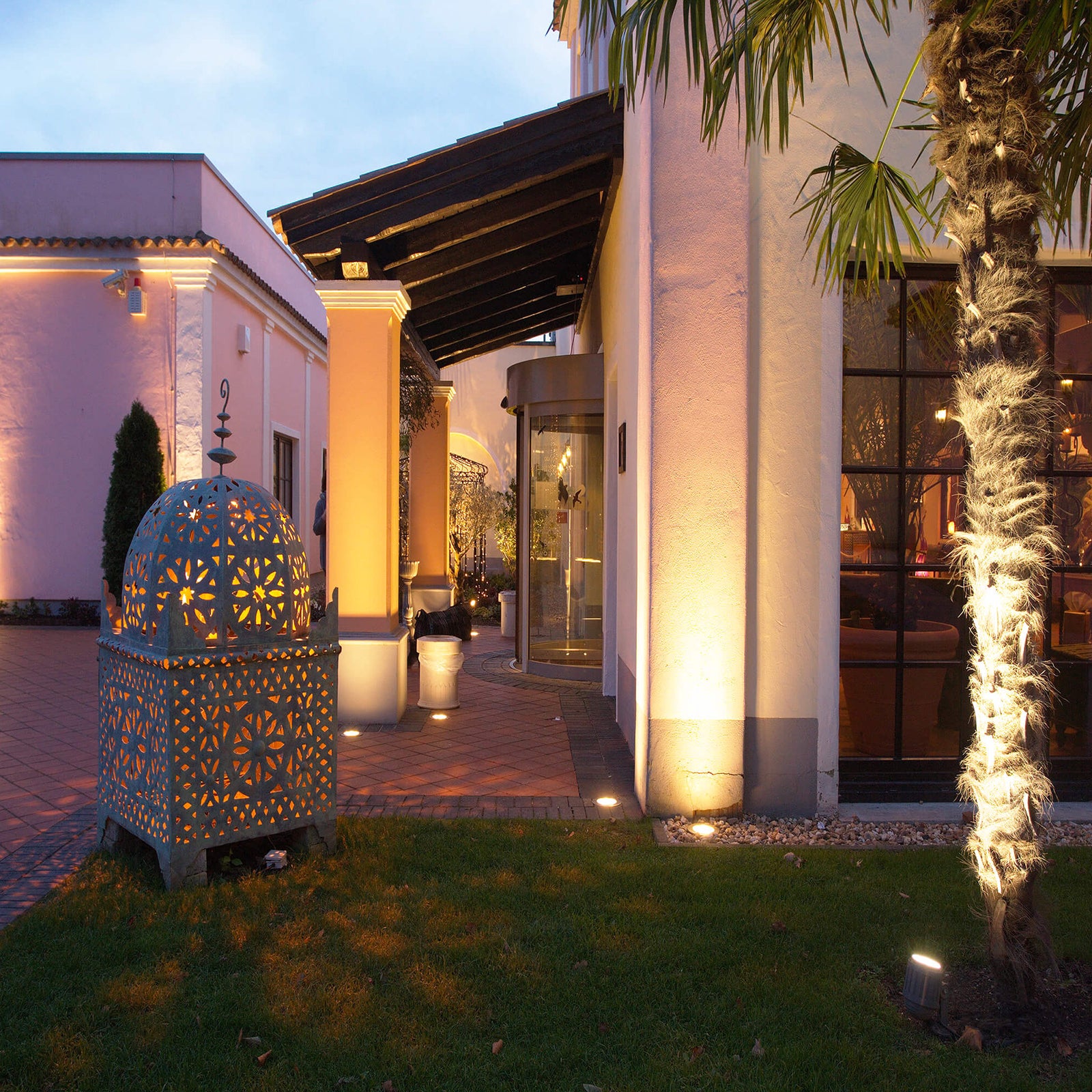 Aton IP67 LED GU10 rond projecteur encastré trou 10cm lumières de stationnement jardin allée 230V FORME RONDE - 3